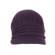 Bonnet Casquette Rasta Violet Fashion en Laine Kifty Nyls Création BONNETS Nyls Création