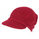 Bonnet Casquette Rasta Rouge Fashion en Laine Kifty Nyls Création BONNETS Nyls Création