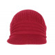 Bonnet Casquette Rasta Rouge Fashion en Laine Kifty Nyls Création BONNETS Nyls Création