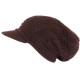 Bonnet Casquette Rasta Marron Fashion en Laine Kifty Nyls Création BONNETS Nyls Création