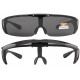 Surlunettes de Soleil Polarisees Verres Relevables Noir Mat Vysha LUNETTES SOLEIL SOLEYL