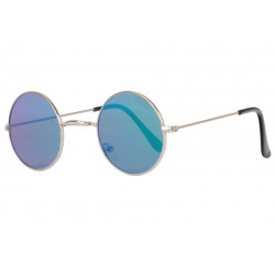 Lunettes de Soleil Miroir Bleu Rondes Fashion Homme et Femme Ocfy LUNETTES SOLEIL Eye Wear