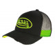 Casquette Von Dutch Vert Fluo et Noire Filet Baseball Neo CASQUETTES VON DUTCH