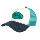 Casquette Von Dutch Bleue et Blanche Fashion Trucker Baseball Summer CASQUETTES VON DUTCH