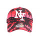 Casquette Enfant Rouge et Noire Palmiers Fashion Baseball NY Tropyk 7 a 12 ans Casquette Enfant Hip Hop Honour