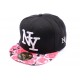 Casquette Snapback NY Noire et rose enfant à partir de 8 ans ANCIENNES COLLECTIONS divers