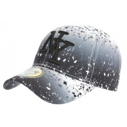 Casquette NY Blanche et Noire Design Tags Streetwear Baseball Vawa ANCIENNES COLLECTIONS divers