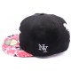 Casquette Snapback NY Noire et rose enfant à partir de 8 ans ANCIENNES COLLECTIONS divers