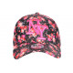 Casquette NY Rouge et Noire Petites Fleurs Roses Tropicales Baseball Weyss ANCIENNES COLLECTIONS divers