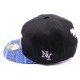 Casquette Snapback NY Noir et bleu enfant à partir de 8 ans ANCIENNES COLLECTIONS divers