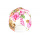 Casquette Enfant Strass Rose Fleurs Beige Hawaï NY Baseball de 7 à 11 ans ANCIENNES COLLECTIONS divers