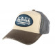 Casquette Enfant Von Dutch Grise Beige Jack Baseball de 6 à 11 ans Casquette Enfant VON DUTCH