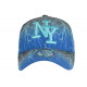 Casquette Enfant Bleue design Original Eklyr NY Baseball de 7 à 12 ans Casquette Enfant Hip Hop Honour