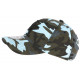 Casquette Enfant Camouflage Bleue Noire Militaire Baseball NY Chief 7 à 12 ans Casquette Enfant Hip Hop Honour