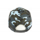 Casquette Enfant Camouflage Bleue Noire Militaire Baseball NY Chief 7 à 12 ans Casquette Enfant Hip Hop Honour