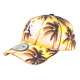 Casquette Enfant Jaune et Noire Print Palmiers NY Baseball Sunrise 7 a 12 ans ANCIENNES COLLECTIONS divers