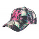 Casquette Enfant Rose et Noire Palmiers Tropicale NY Baseball Sunrise 7 a 12 ans ANCIENNES COLLECTIONS divers