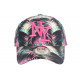 Casquette Enfant Rose et Noire Palmiers Tropicale NY Baseball Sunrise 7 a 12 ans ANCIENNES COLLECTIONS divers