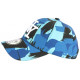 Casquette Enfant Bleue et Noire Print Original Baseball Arlek de 7 a 11 ans Casquette Enfant Hip Hop Honour