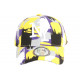 Casquette Enfant Violette et Jaune Mode Originale NY Baseball Arlek de 7 a 11 ans Casquette Enfant Hip Hop Honour