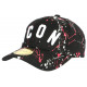 Casquette ICON Rouge et Noire Streetwear Design Baseball Fyck CASQUETTES Hip Hop Honour