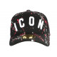 Casquette ICON Rouge et Noire Streetwear Design Baseball Fyck CASQUETTES Hip Hop Honour