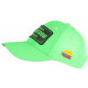 Casquette El Patron Vert Fluo Strass Noir Medellin Colombia Baseball CASQUETTES SKR