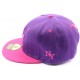 Casquette Snapback NY Violet et Rose enfant à partir de 8 ans ANCIENNES COLLECTIONS divers