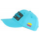 Casquette El Patron Bleu Fluo Strass Noir Medellin Colombia Baseball CASQUETTES SKR