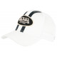 Casquette Von Dutch Blanche et Noire Filet Baseball Custom Stripe CASQUETTES VON DUTCH