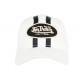 Casquette Von Dutch Blanche et Noire Filet Baseball Custom Stripe CASQUETTES VON DUTCH