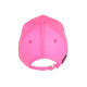 Casquette Plata o Plomo Rose Fluo et Strass Noir Colombia Baseball CASQUETTES SKR