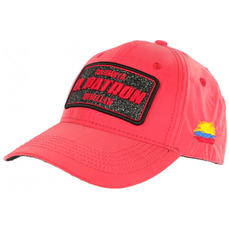 Casquette El Patron Rouge Streetwear Strass Noir Medellin Colombia Baseball CASQUETTES SKR