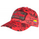 Casquette El Patron Rouge et Noire Strass Streetwear Medellin Baseball CASQUETTES SKR