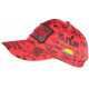 Casquette El Patron Rouge et Noire Strass Streetwear Medellin Baseball CASQUETTES SKR