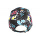 Casquette El Patron Bleue et Noire Print Streetwear Colombia Baseball CASQUETTES SKR