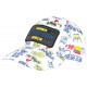 Casquette El Patron Blanche et Bleue Print Streetwear Colombia Baseball CASQUETTES SKR