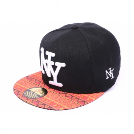 Casquette Snapback NY Noire imprimé enfant à partir de 8 ans ANCIENNES COLLECTIONS divers