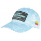 Casquette Plata o Plomo Bleue et Blanche Strass Streetwear Colombia Baseball CASQUETTES SKR