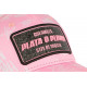 Casquette Plata o Plomo Rose et Blanche Strass Streetwear Colombia Baseball CASQUETTES SKR