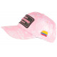 Casquette Plata o Plomo Rose et Blanche Strass Streetwear Colombia Baseball CASQUETTES SKR