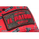 Casquette El Patron Rouge et Noire Strass Print Streetwear Colombia Baseball CASQUETTES SKR