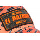 Casquette El Patron Orange et Noire Strass Print Streetwear Colombia Baseball CASQUETTES SKR