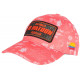 Casquette El Patron Corail et Noire Strass Look Streetwear Colombia Baseball CASQUETTES SKR