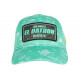 Casquette El Patron Verte et Blanche Strass Design Streetwear Colombia Baseball CASQUETTES SKR