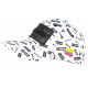 Casquette El Patron Blanche et Noire Strass Mode Streetwear Colombia Baseball CASQUETTES SKR