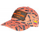 Casquette Plata o Plomo Orange et Blanche Strass Fashion Colombia Baseball CASQUETTES SKR