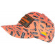 Casquette Plata o Plomo Orange et Blanche Strass Fashion Colombia Baseball CASQUETTES SKR