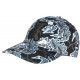 Casquette Teddy Bad Grise et Noire Strass Print Streetwear Fashion Baseball CASQUETTES SKR