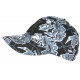 Casquette Teddy Bad Grise et Noire Strass Print Streetwear Fashion Baseball CASQUETTES SKR